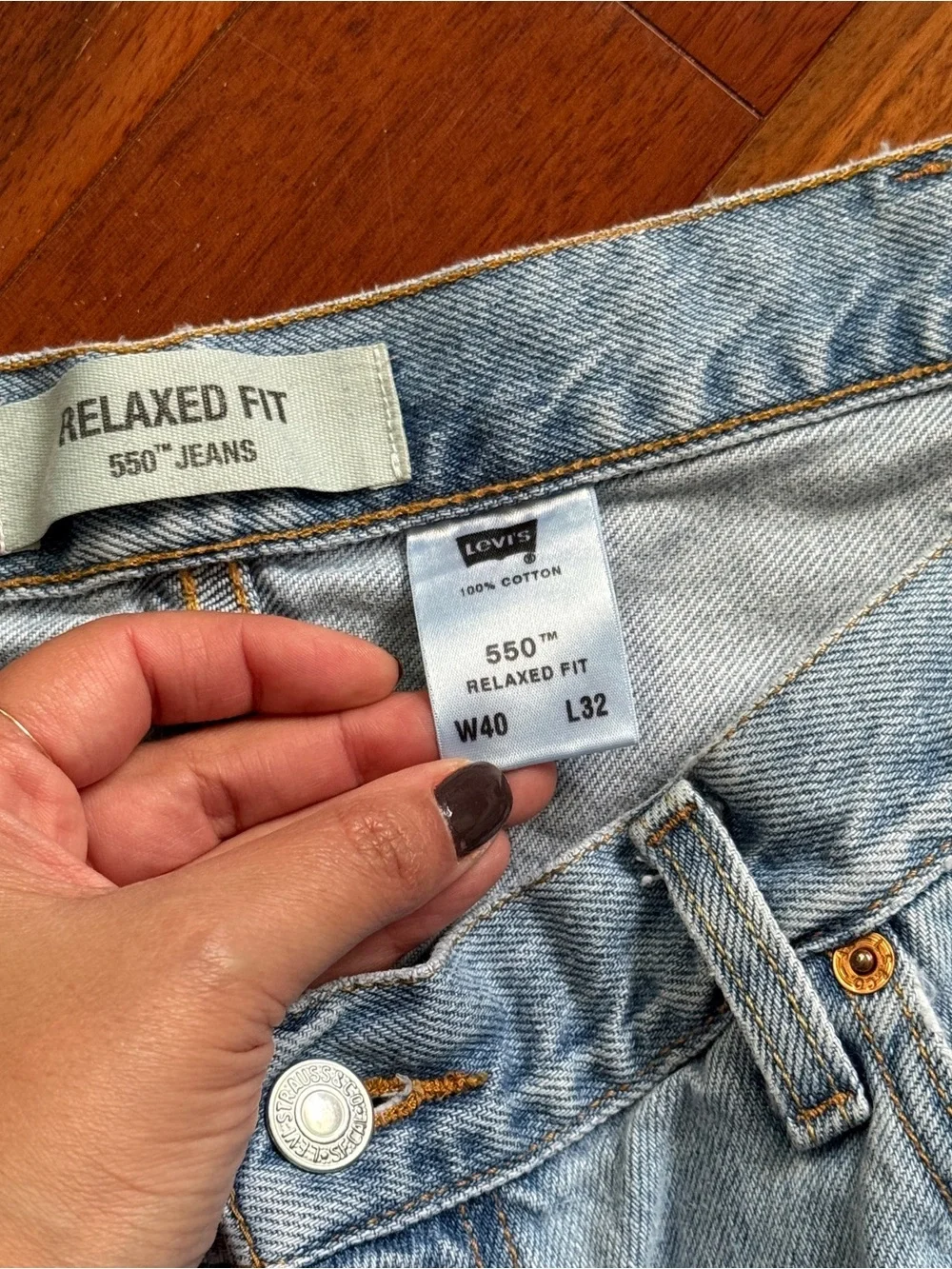 Levi's Light Blue Relaxed Jeans